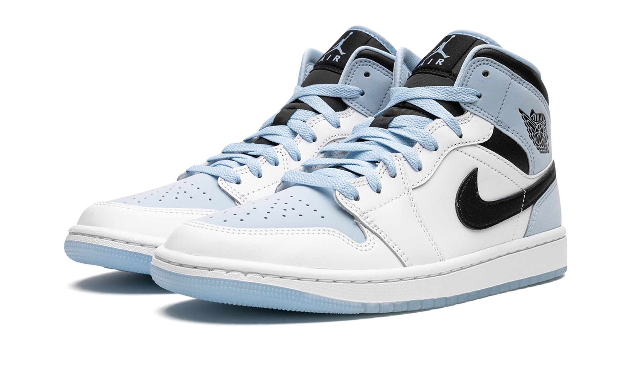 Air Jordan 1 Mid White Ice Blue