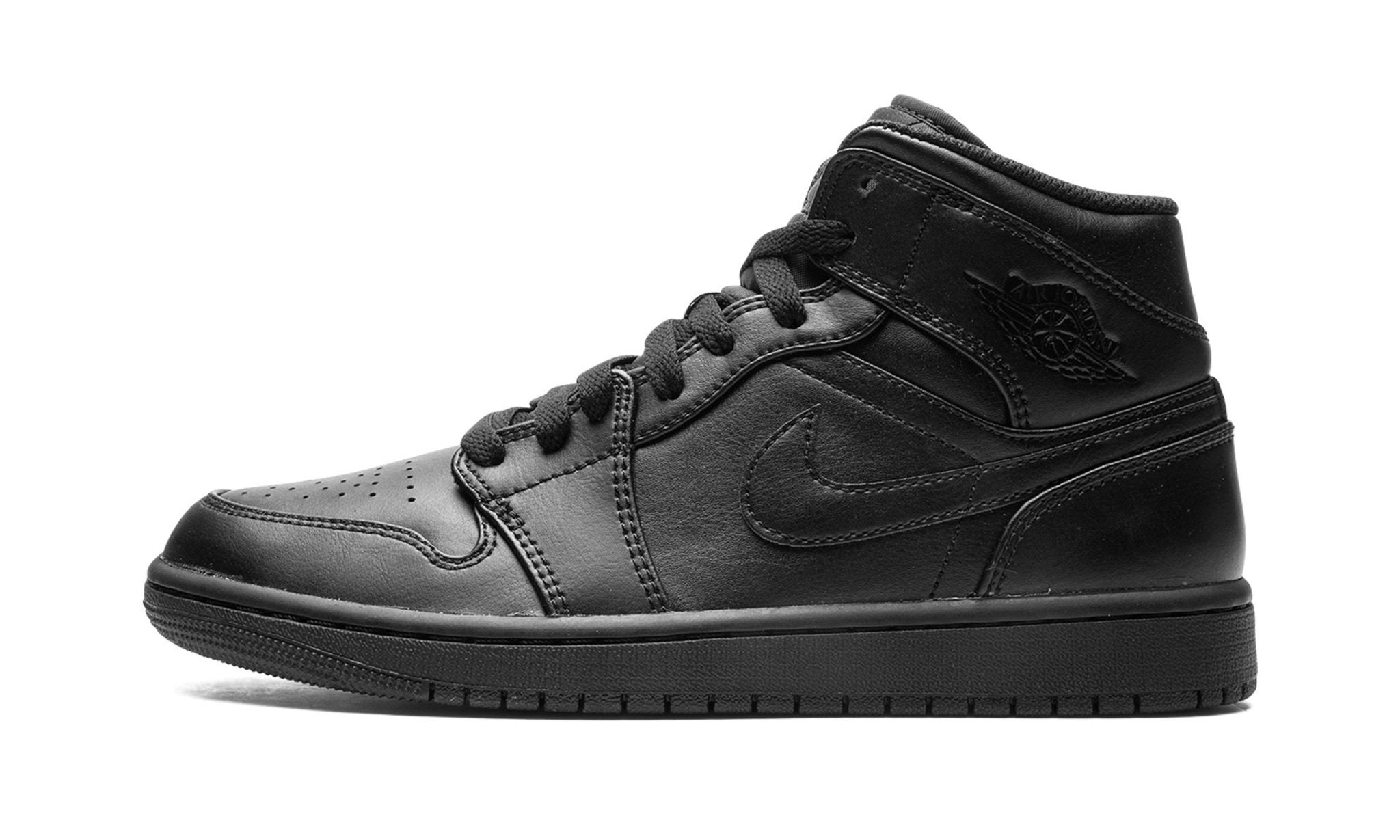 Air Jordan 1 Mid 'Triple Black' 2022