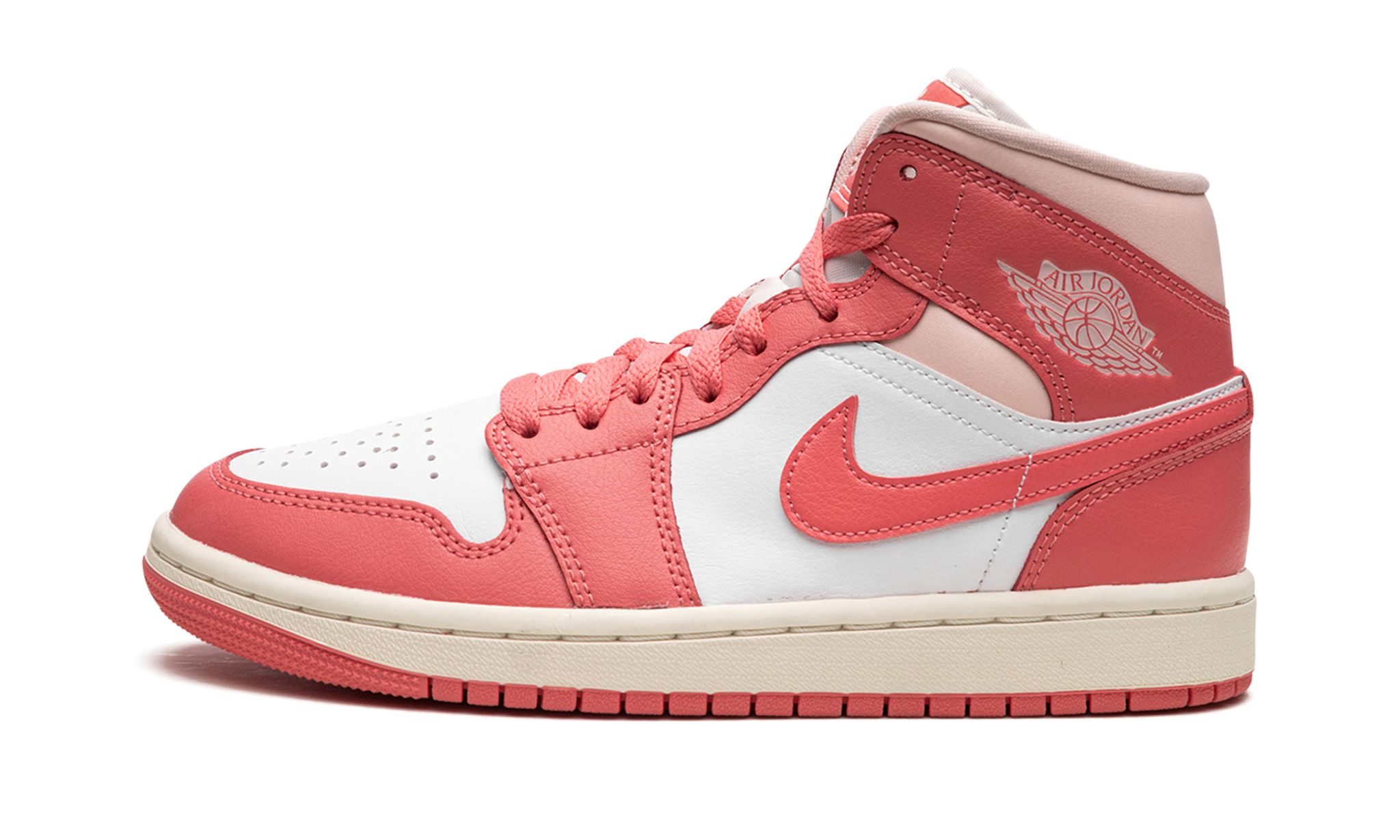 Wmns Air Jordan 1 Mid 'Strawberries and Cream'