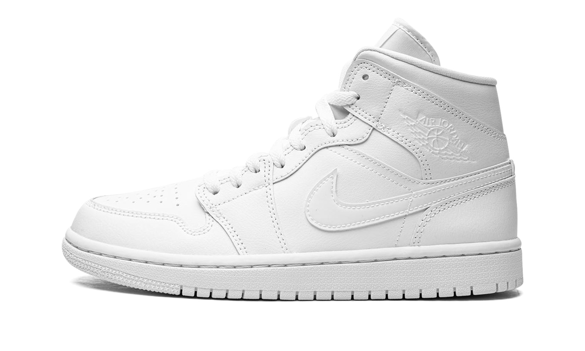 Wmns Air Jordan Mid 'Triple White' 2022