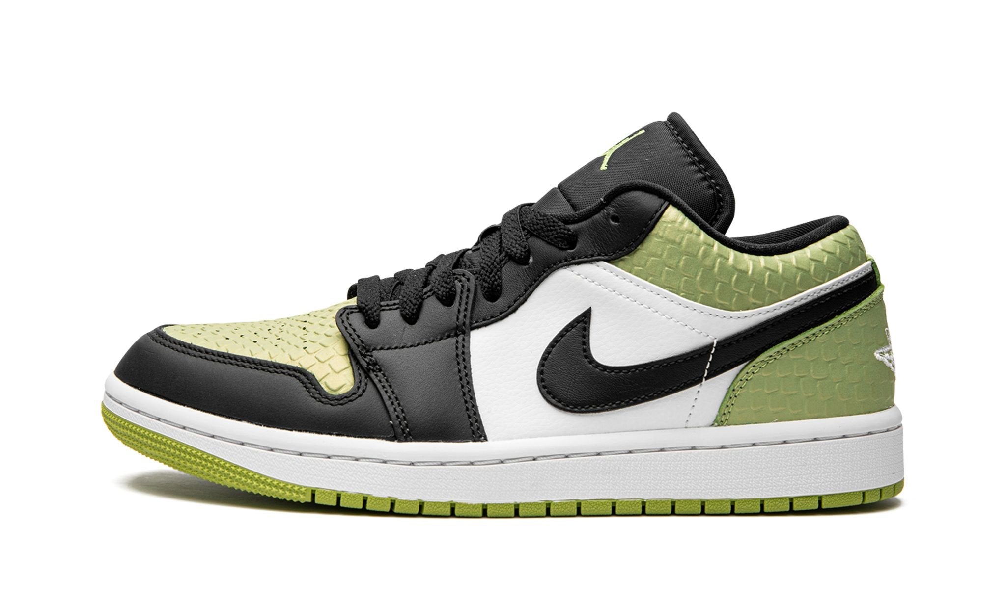 Wmns Air Jordan 1 Low Snakeskin Vivid Green