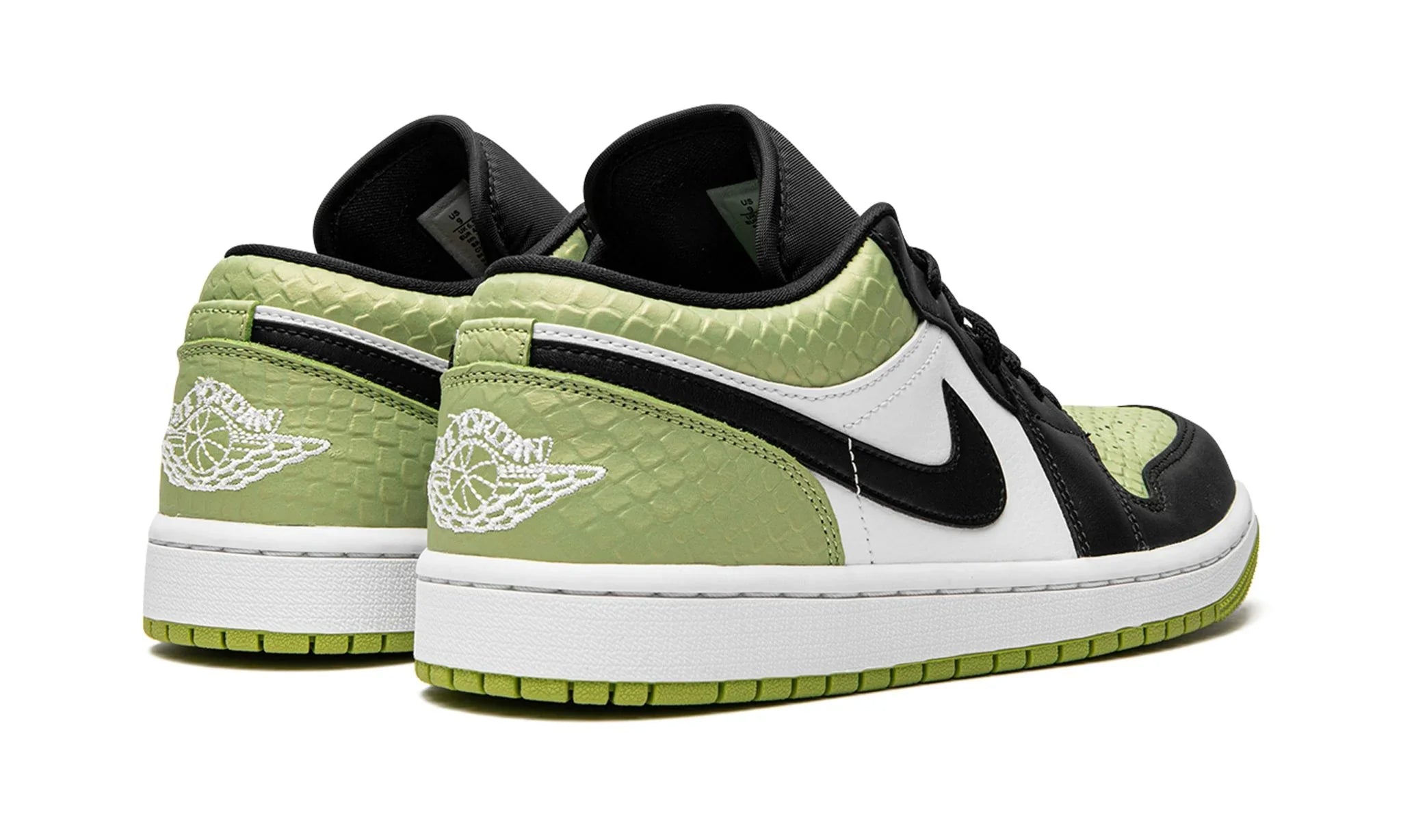 Wmns Air Jordan 1 Low Snakeskin Vivid Green