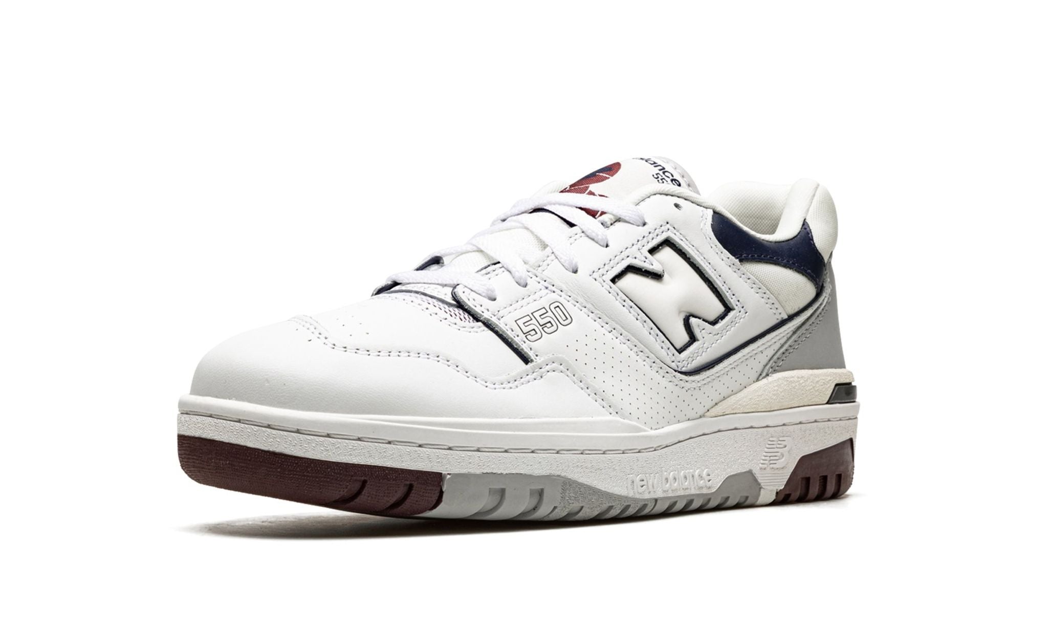 550 'White Indigo Burgundy'