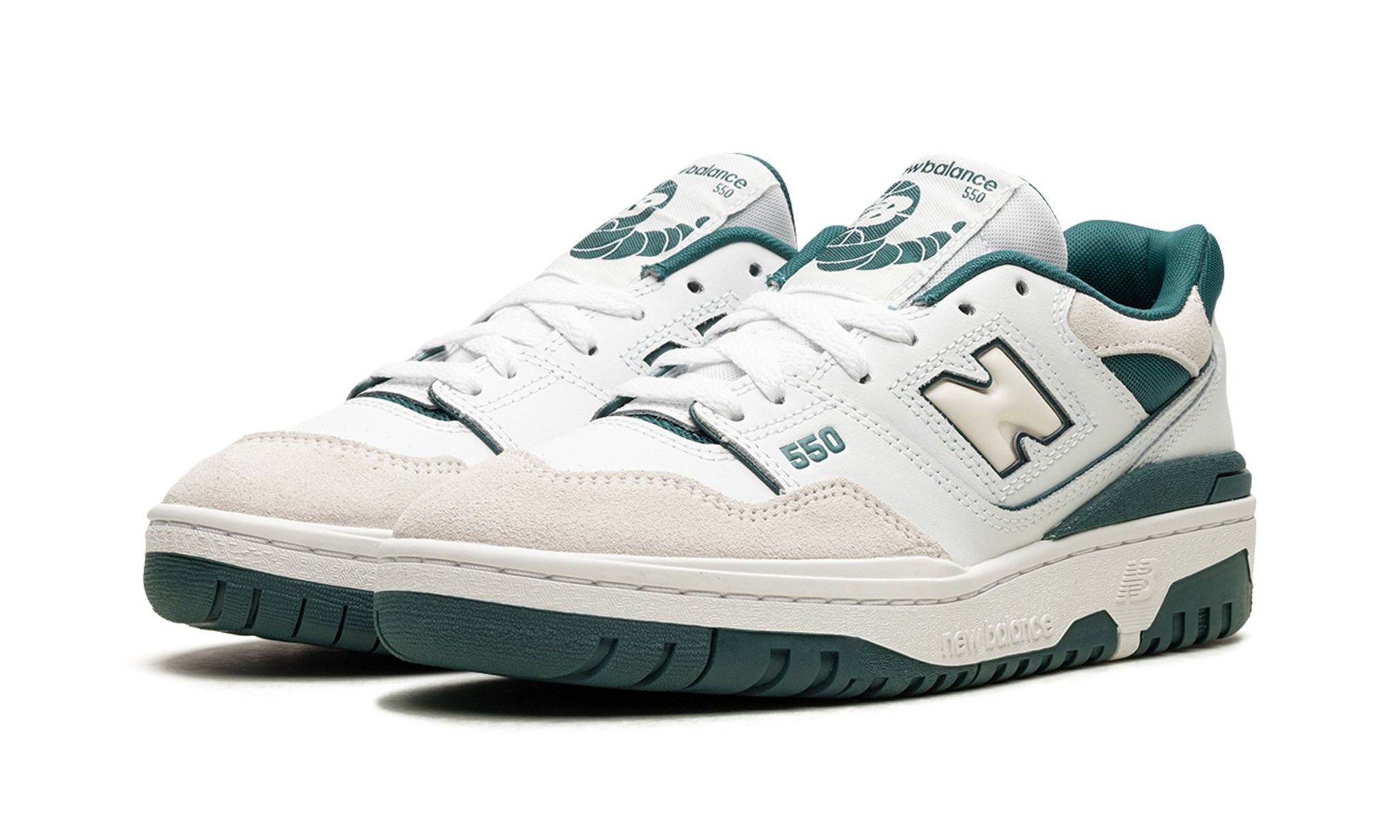 550 Big Kid 'White Vintage Teal'