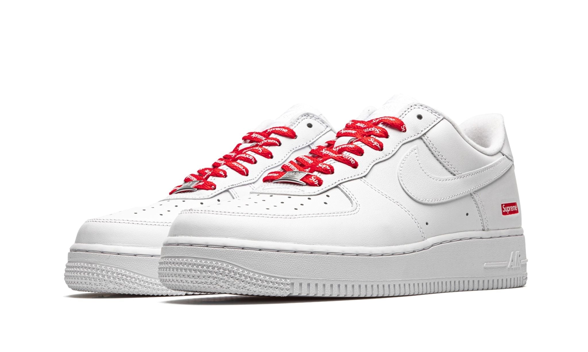 Supreme X Air Force 1 Low Box Logo White