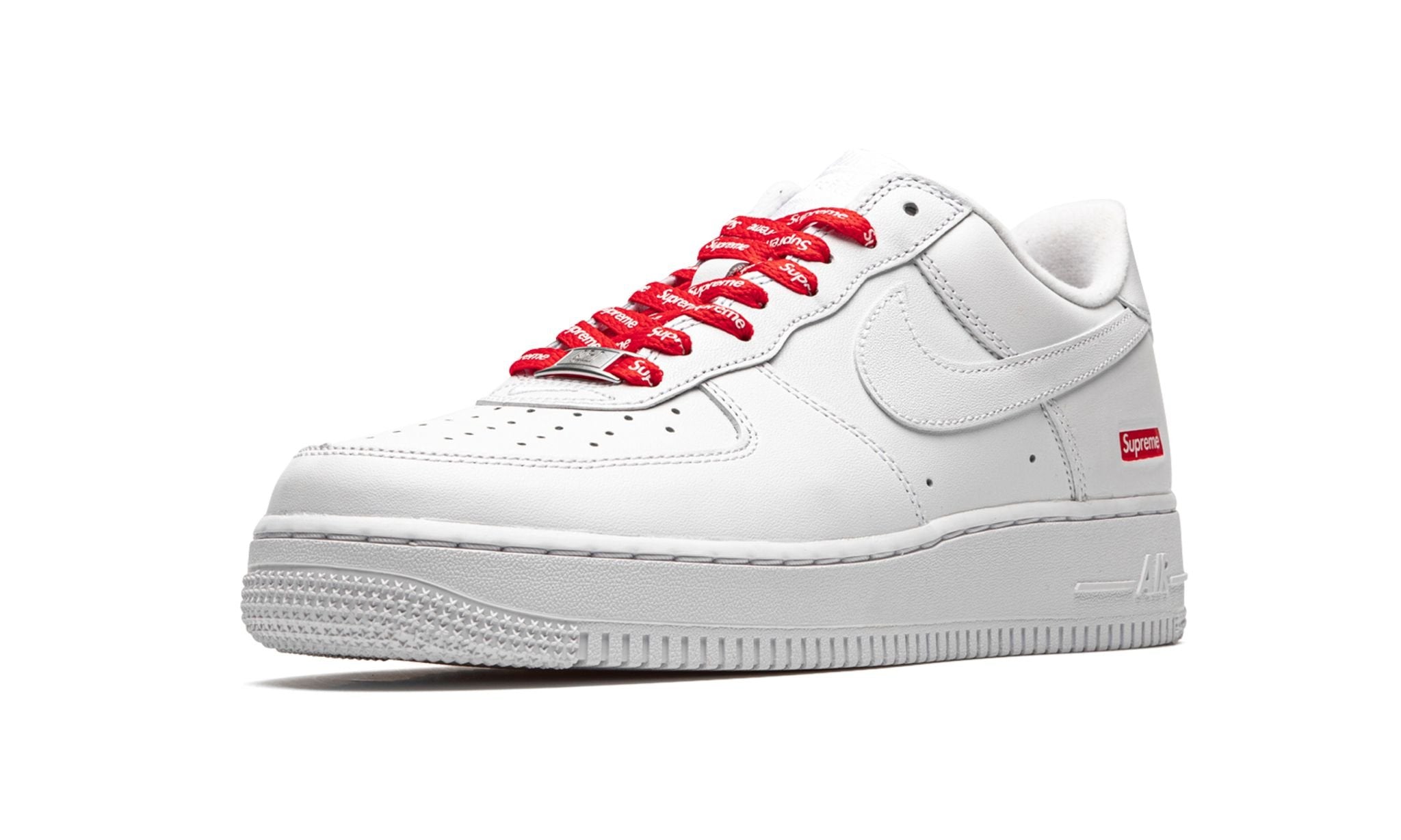 Supreme X Air Force 1 Low Box Logo White
