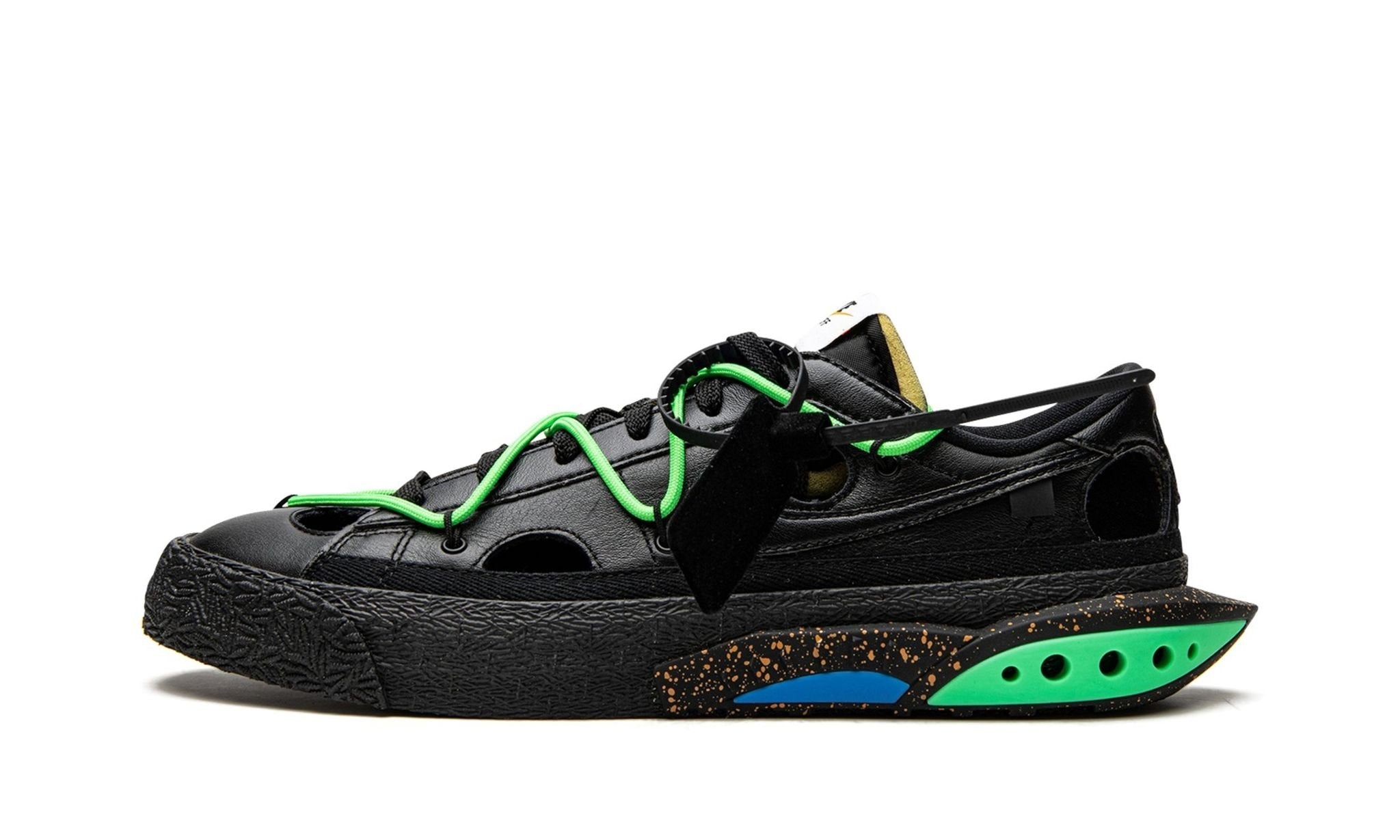 Blazer Low X OffWhite "Black / Electro Green"