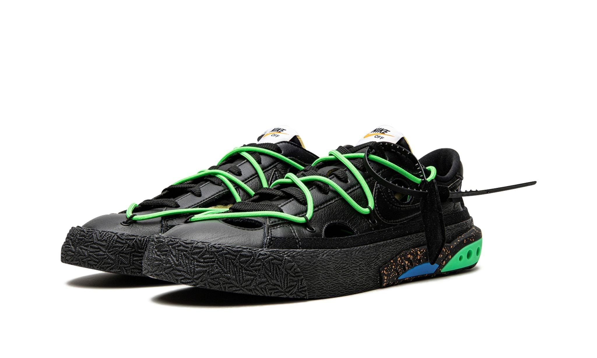 Blazer Low X OffWhite "Black / Electro Green"