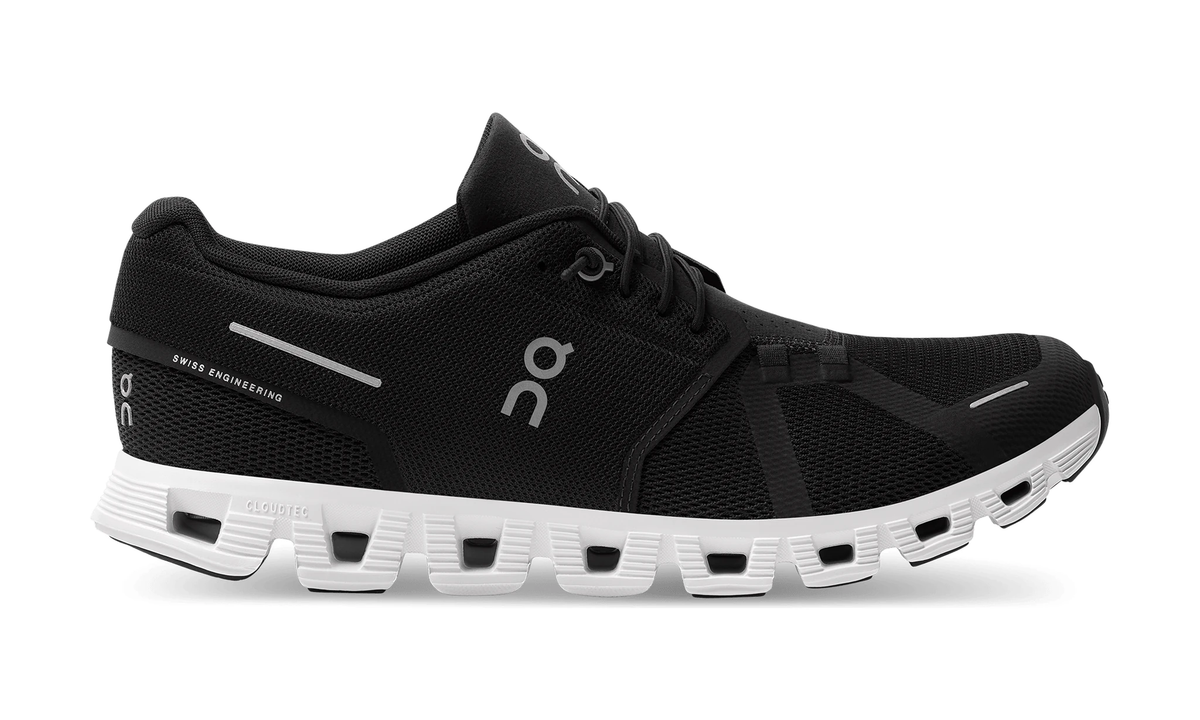 On Running Cloud 5 Black White - Guerdon Kicks -