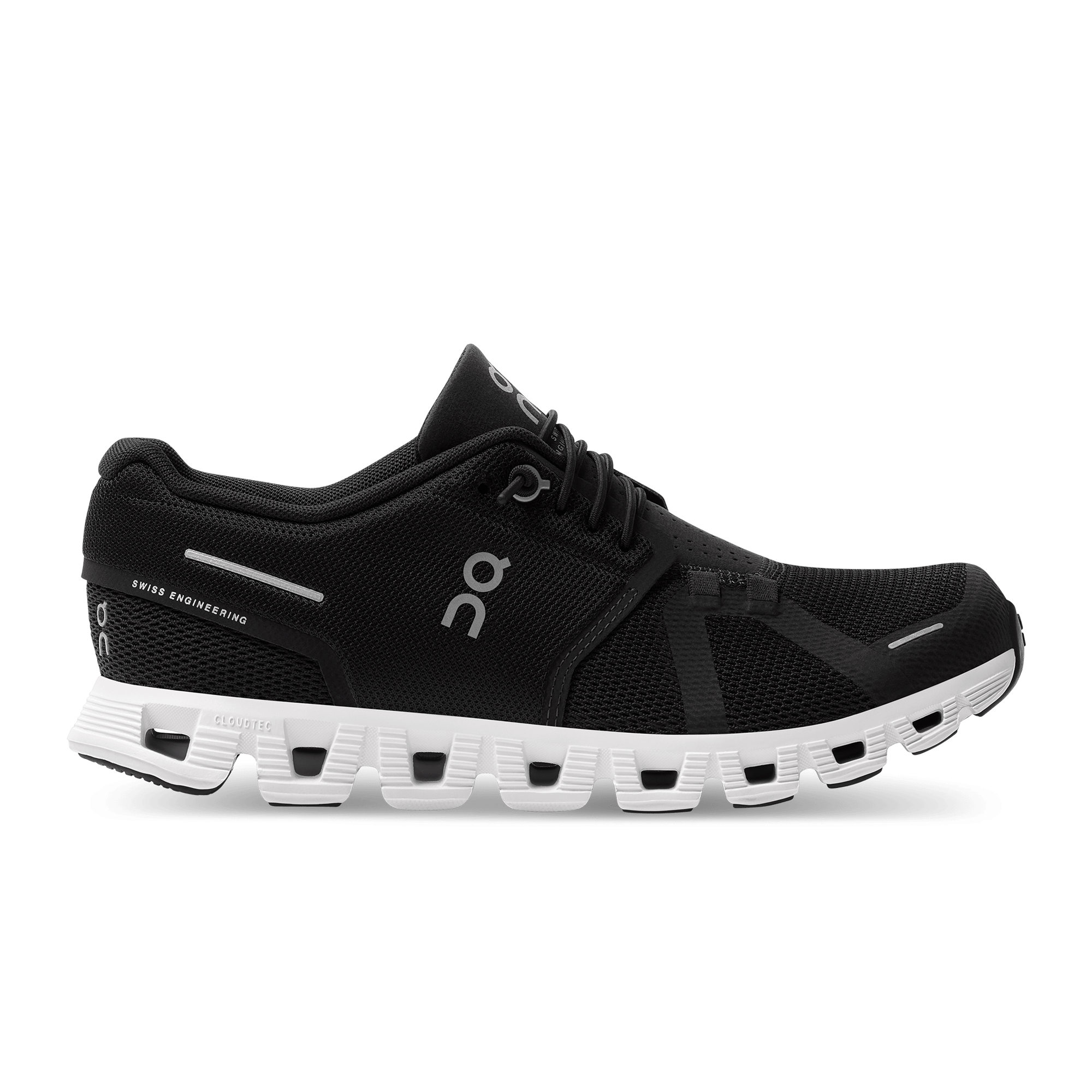 On Running Cloud 5 Black White (Women's) - Guerdon Kicks -