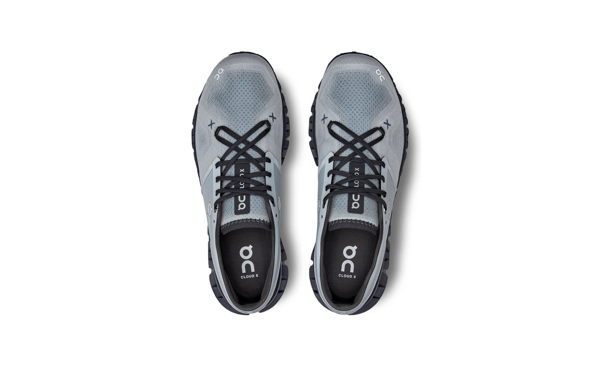 On Running Cloud X 3 Glacier Iron - Guerdon Kicks -