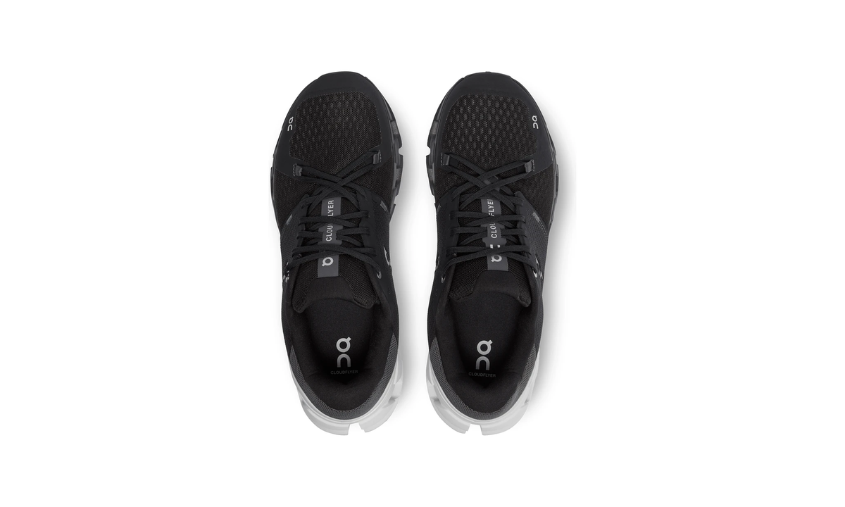 On Running Cloudflyer 4 Black White - Guerdon Kicks -