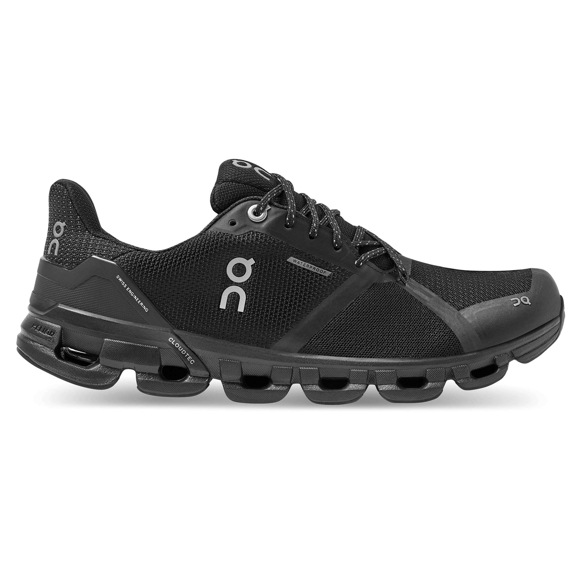 On Running Cloudflyer Waterproof Black Lunar (Women's) - Guerdon Kicks -