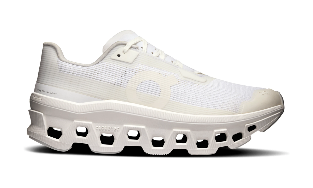 On Running Cloudmonster Void All White (Women's) - Guerdon Kicks -