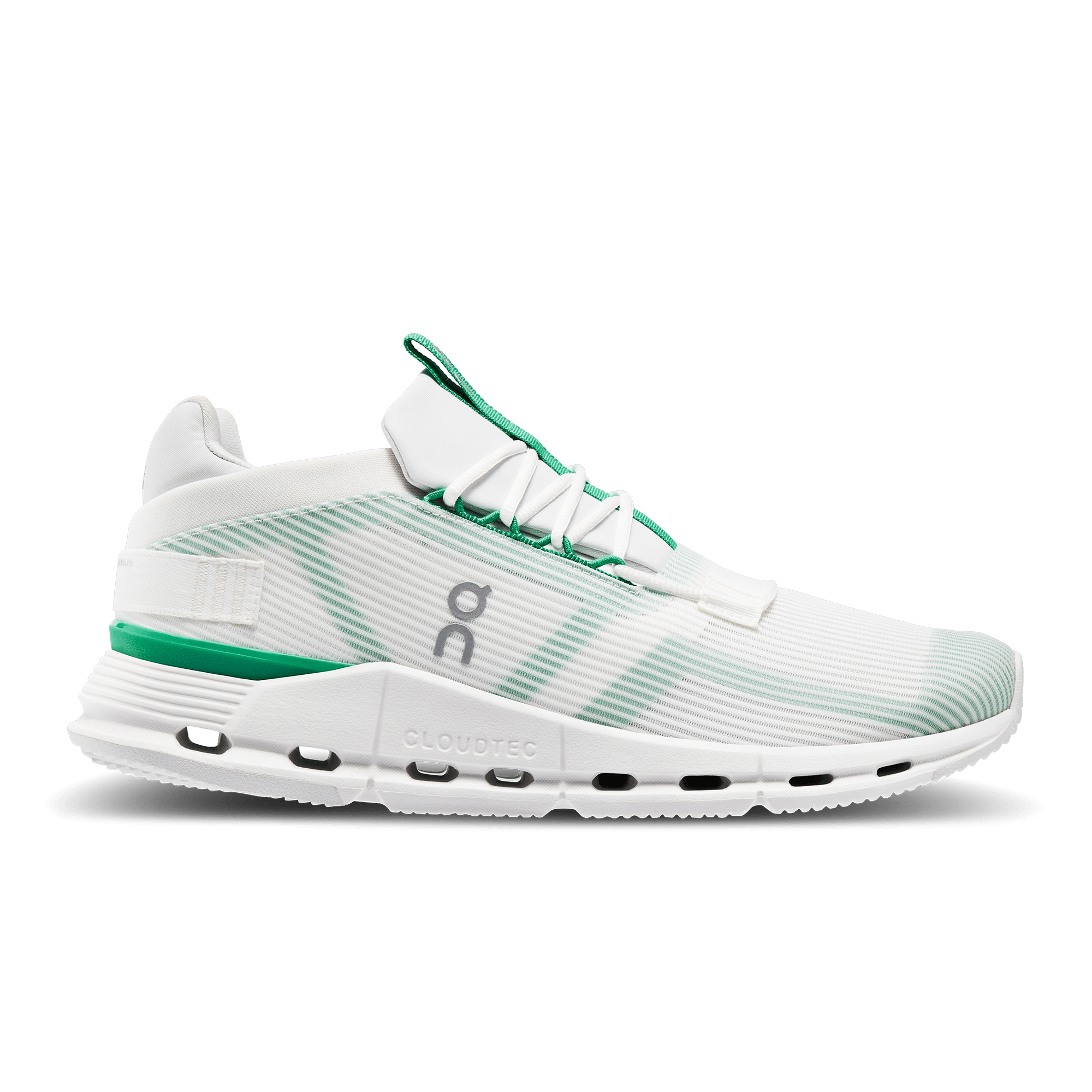 On Running Cloudnova Undyed White Mint - Guerdon Kicks -