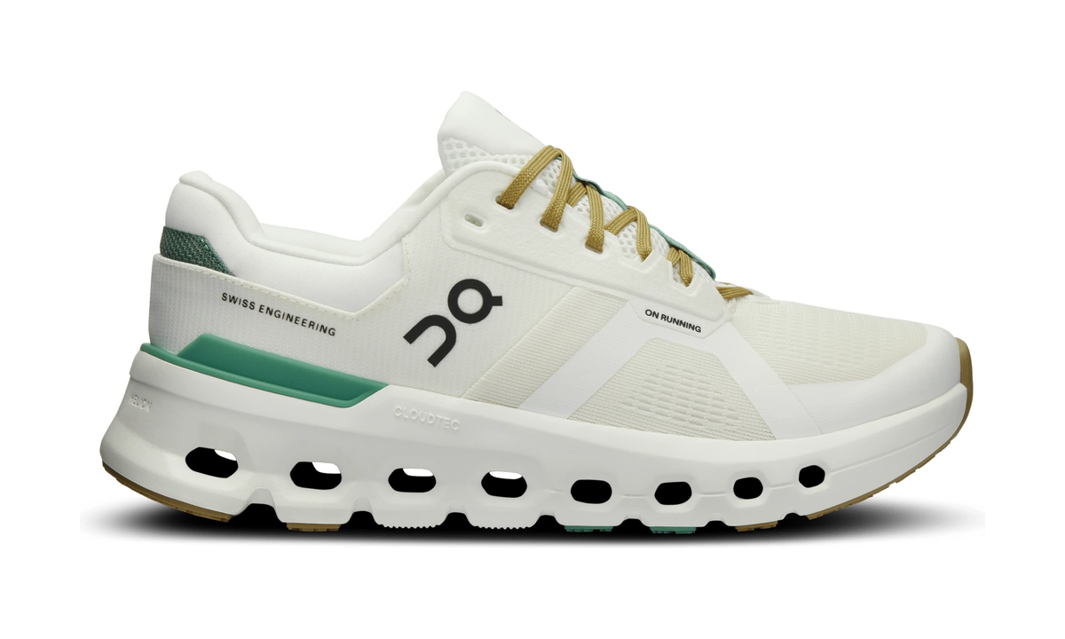 On Running Cloudrunner 2 White Green (Women's) - Guerdon Kicks -