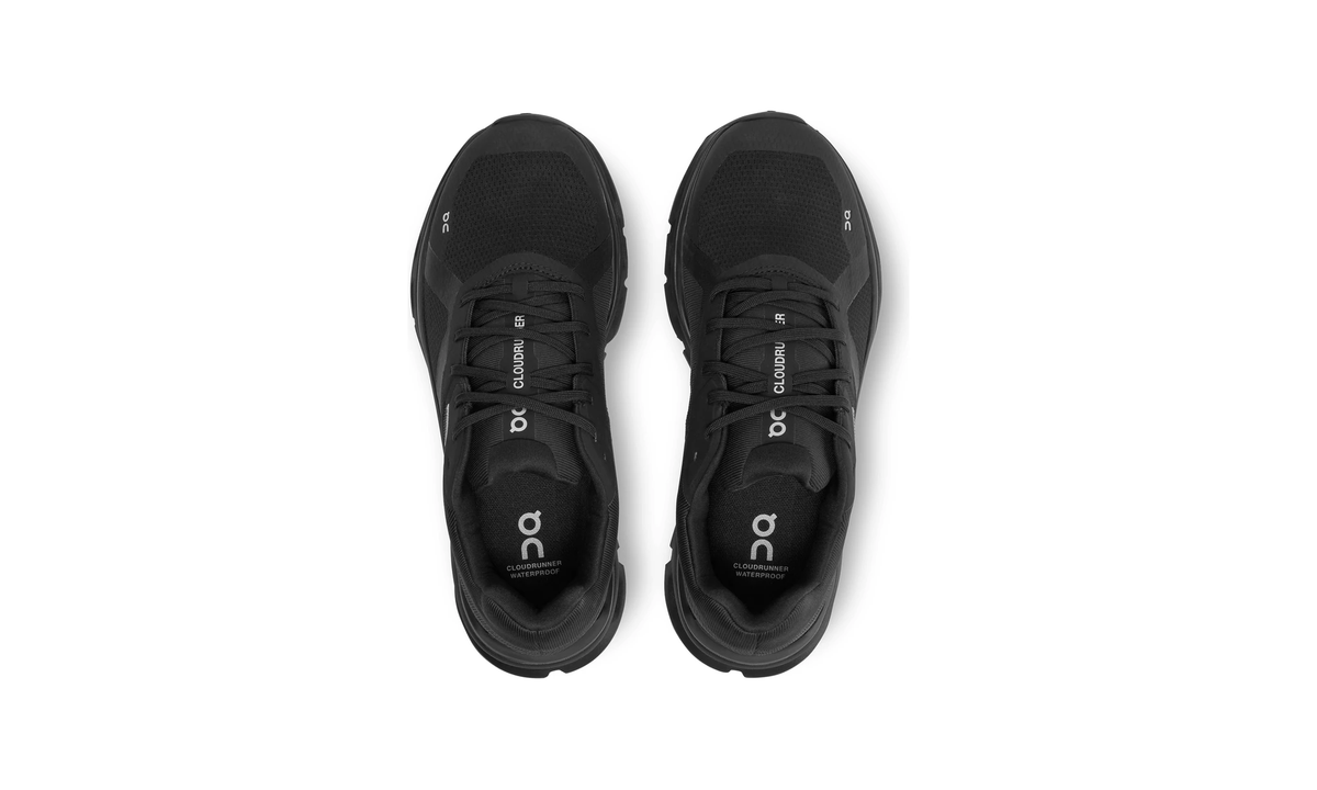 On Running Cloudrunner Waterproof Black - Guerdon Kicks -