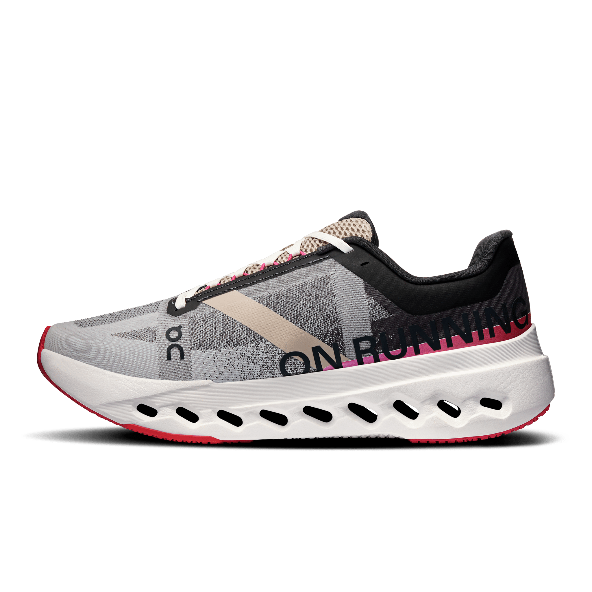 On Running Cloudsurfer Next Black White Pink (Women's) - Guerdon Kicks -