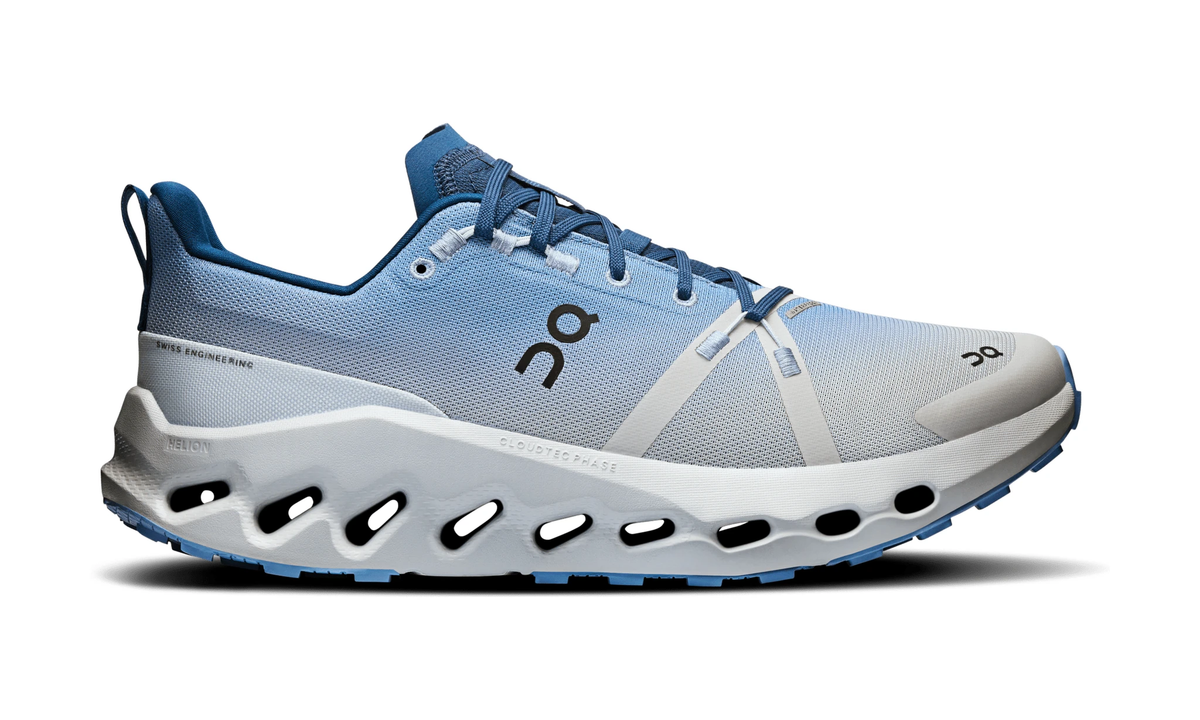 On Running Cloudsurfer Trail Waterproof Chambray Glacier - Guerdon Kicks -