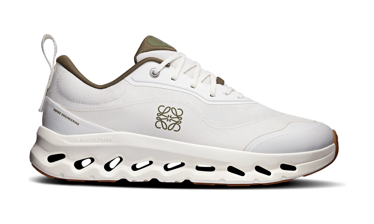 On Running Cloudtilt 2 LOEWE White Khaki - Guerdon Kicks -