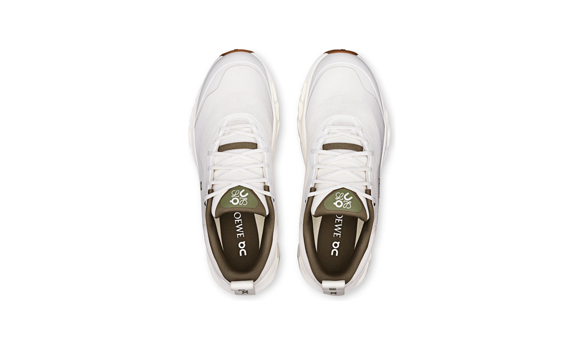 On Running Cloudtilt 2 LOEWE White Khaki - Guerdon Kicks -
