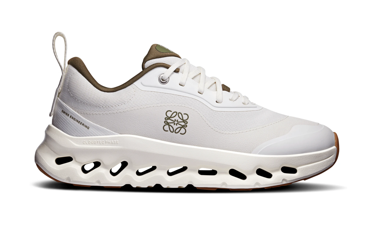 On Running Cloudtilt 2 LOEWE White Khaki (Women's) - Guerdon Kicks -