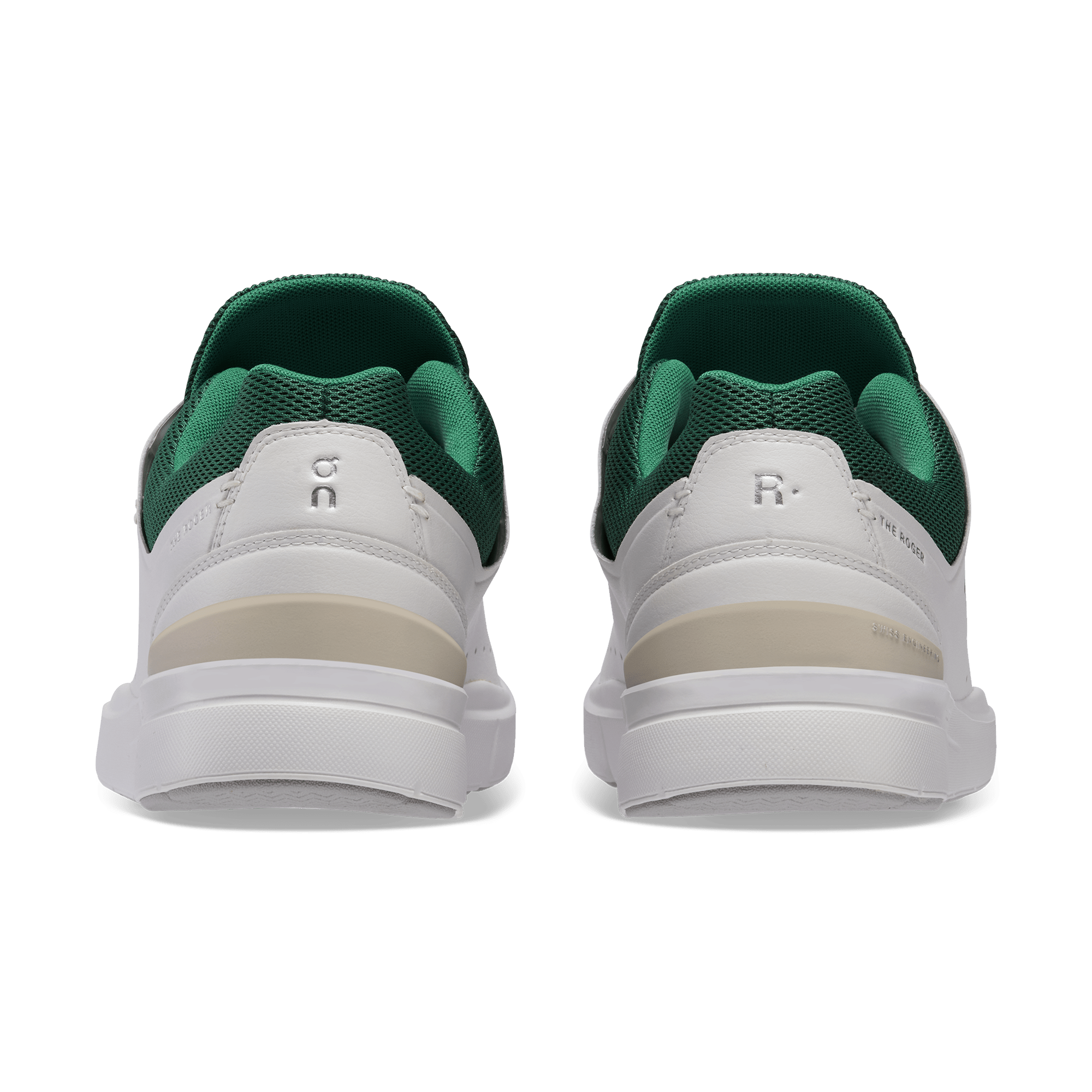 On The Roger Advantage White Green - Guerdon Kicks -
