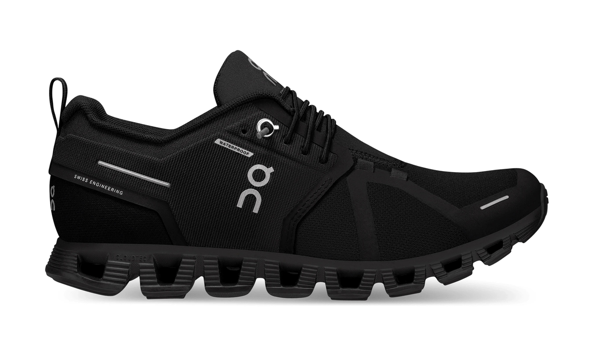 ON Wmns Cloud 5 Waterproof 'All Black' - Guerdon Kicks -