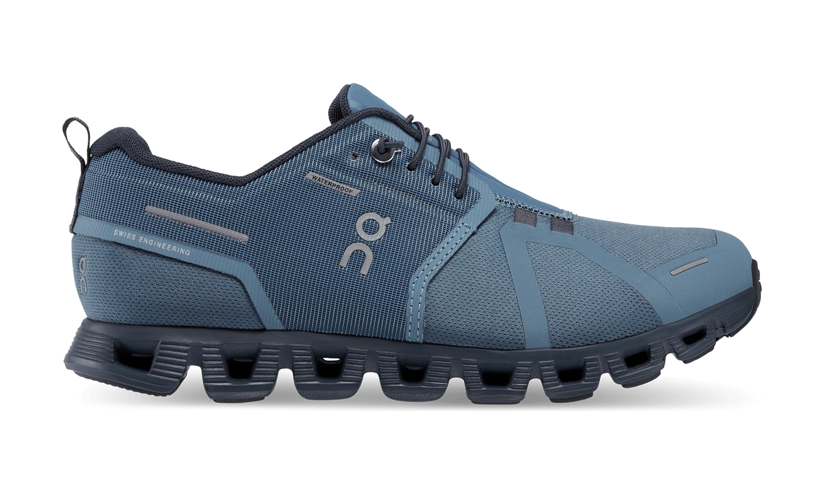 ON Wmns Cloud 5 Waterproof 'Metal Navy' - Guerdon Kicks -