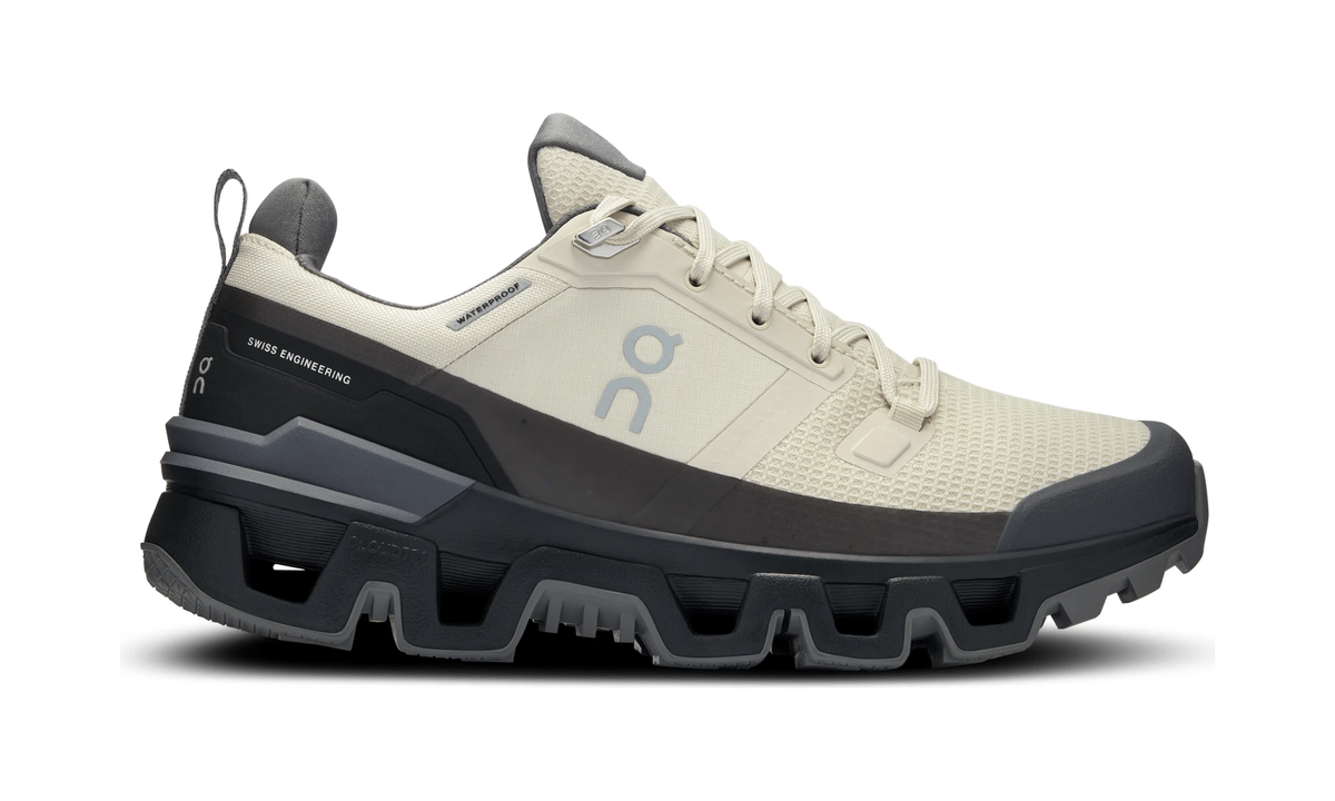 ON Wmns Cloudwander Waterproof 'Sand Black' - Guerdon Kicks -