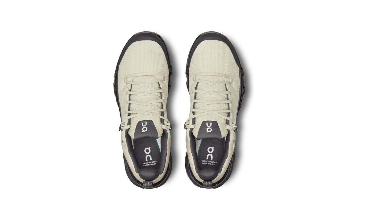 ON Wmns Cloudwander Waterproof 'Sand Black' - Guerdon Kicks -