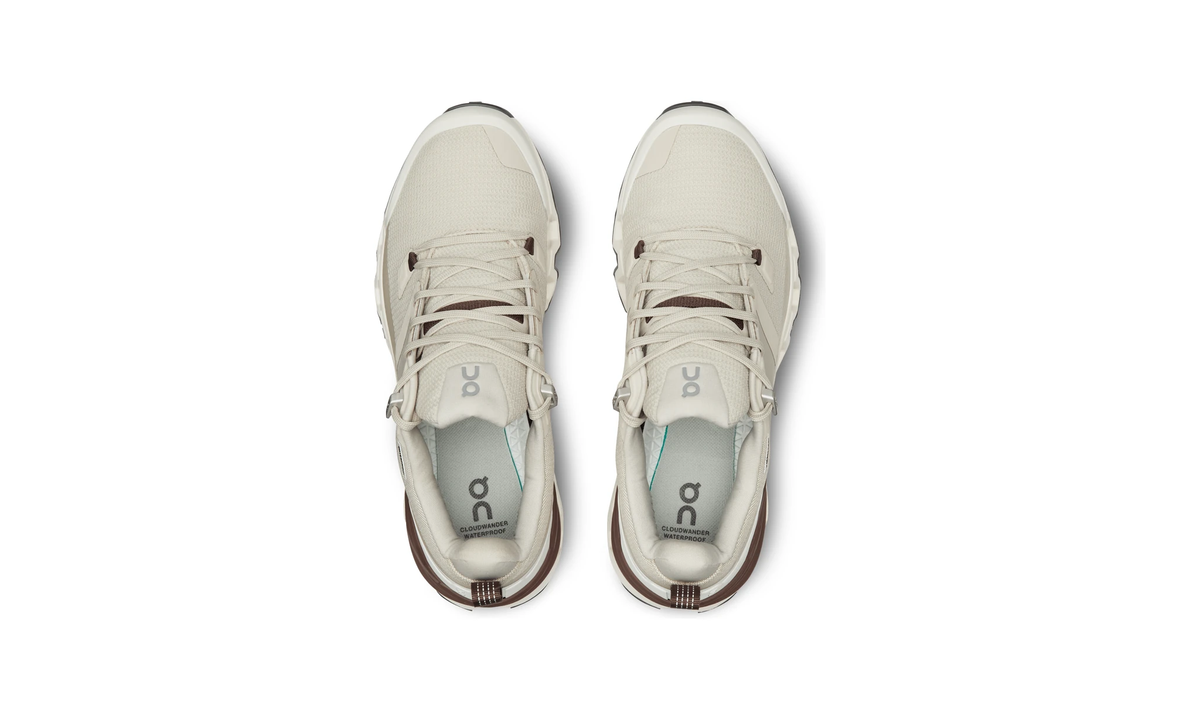ON Wmns Cloudwander Waterproof 'Sand Ivory' - Guerdon Kicks -
