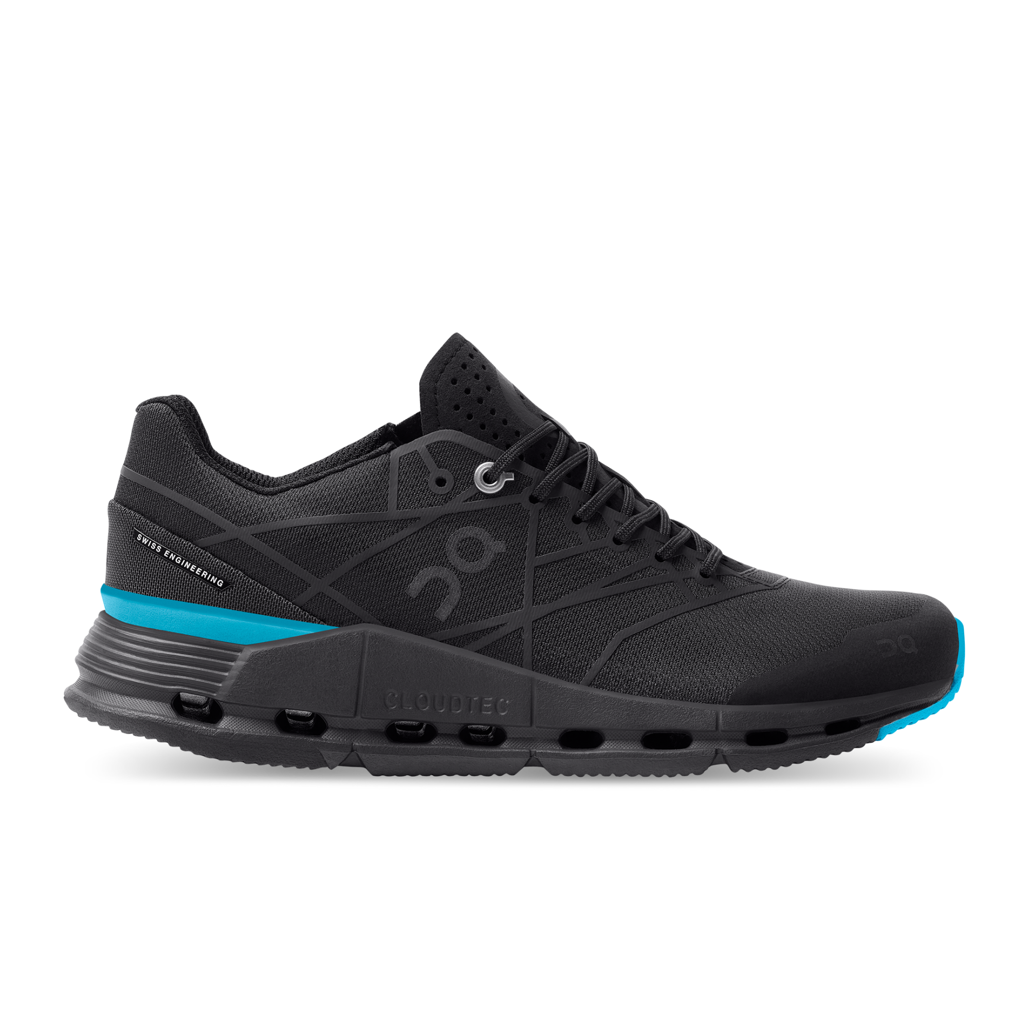 On Running Cloudnova Z5 Black Cyan (Women's)