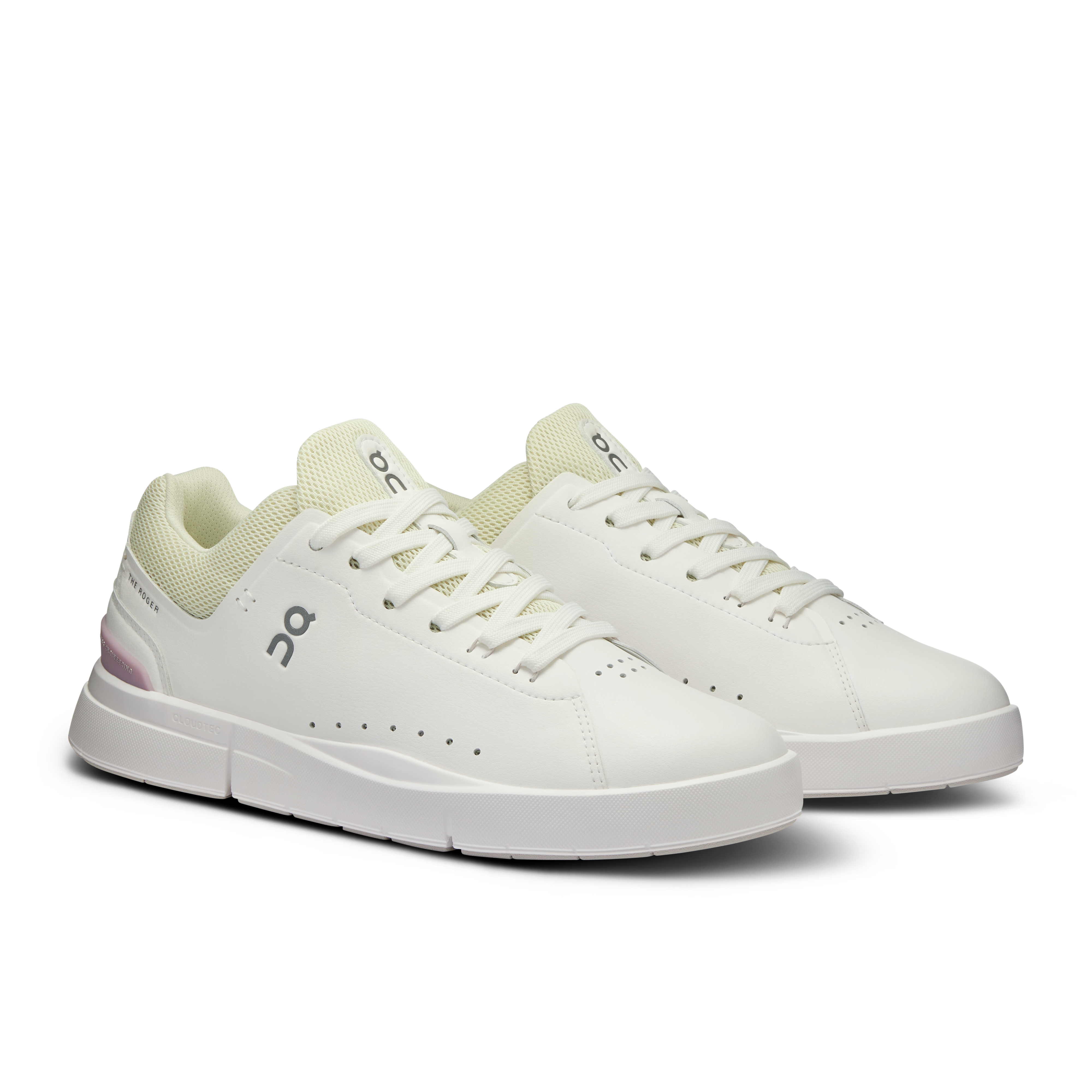 On The Roger Advantage White Mauve (Women's)