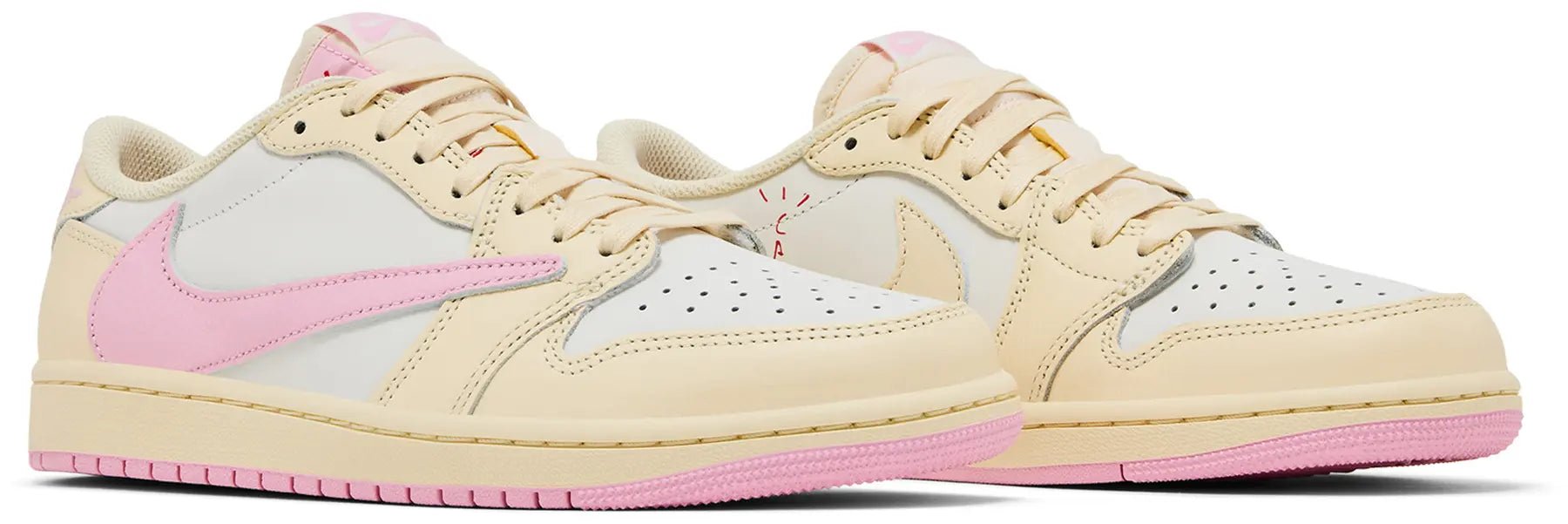 Travis Scott x Air Jordan 1 Retro Low OG 'Shy Pink' - Guerdon Kicks -