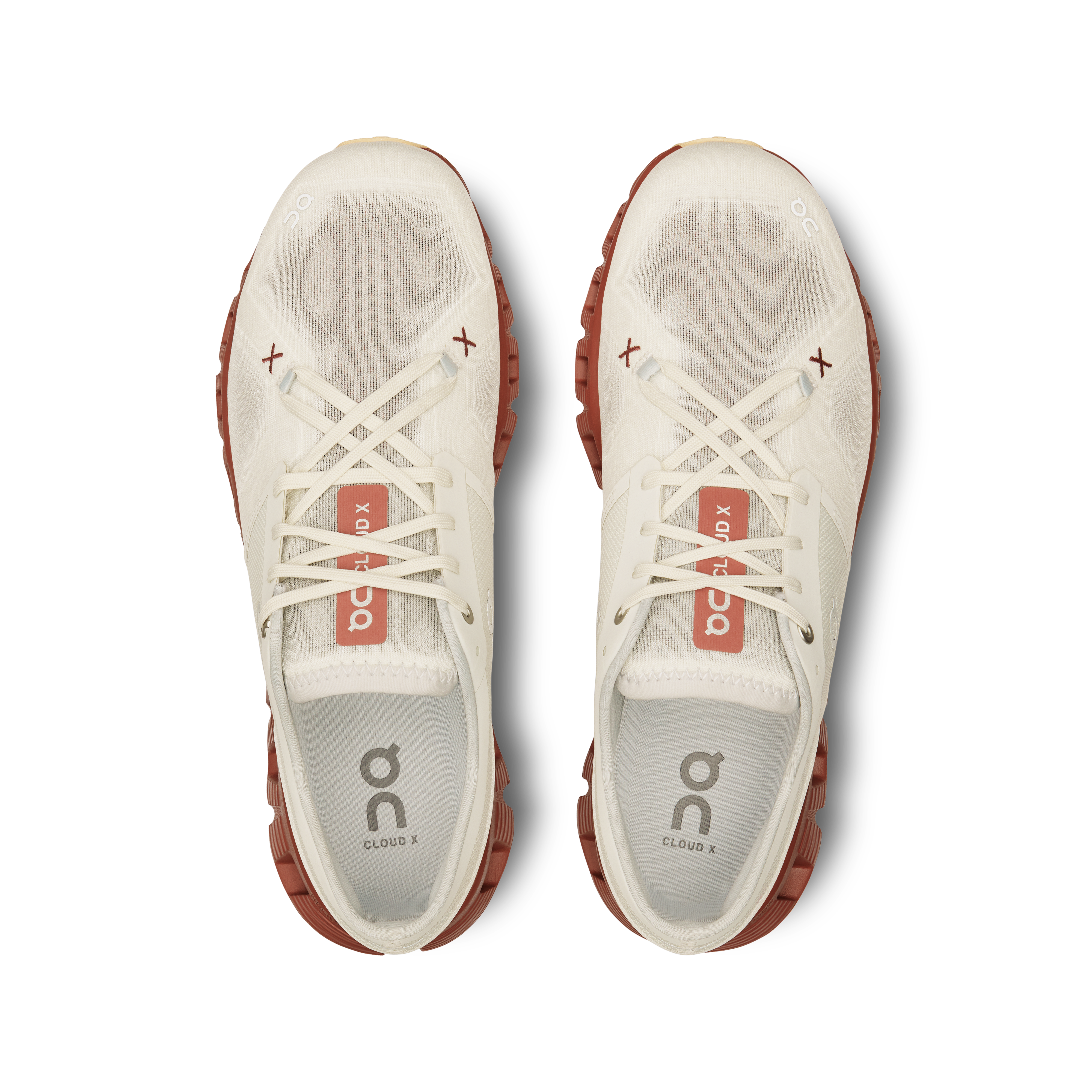 On Running Cloud X 3 Ice Auburn