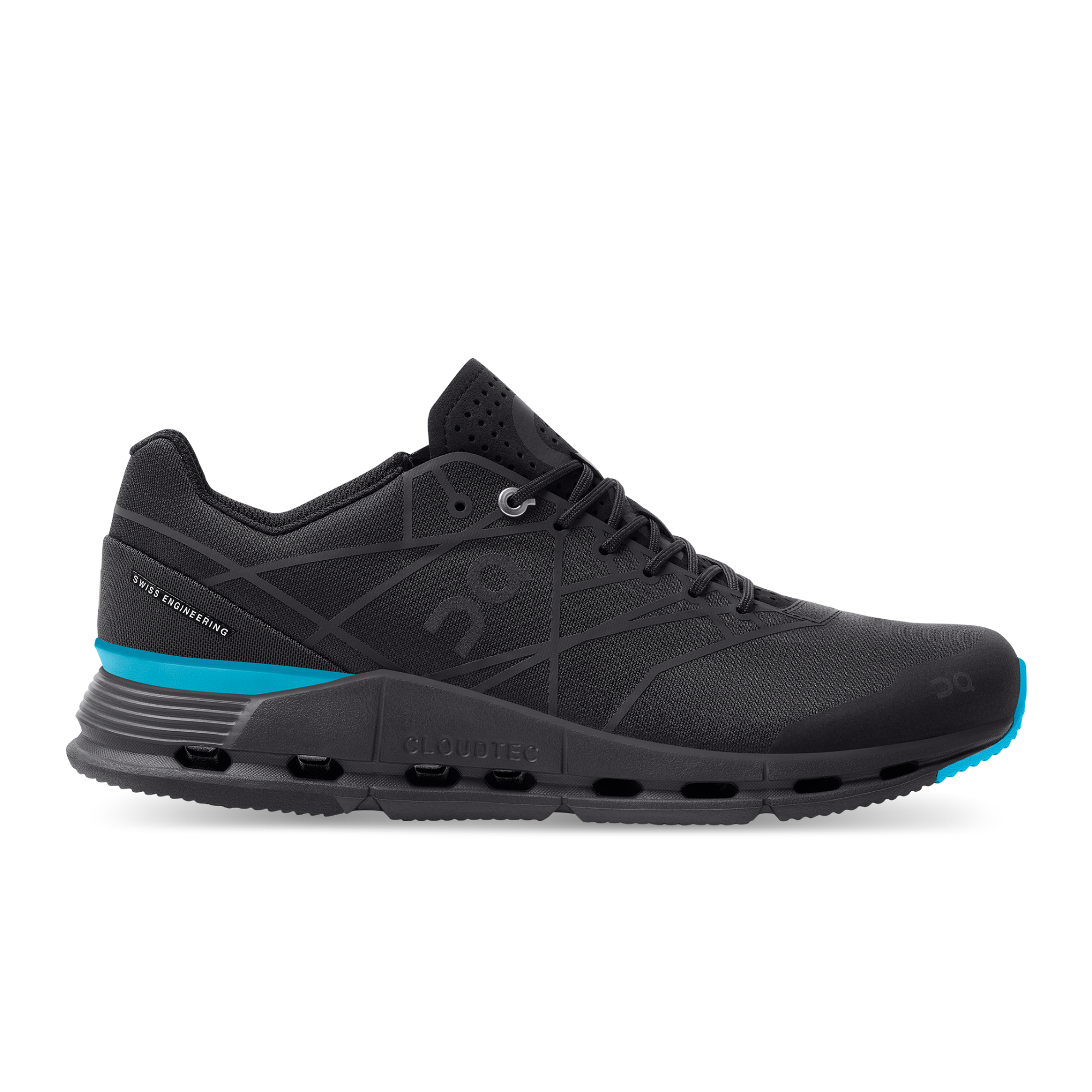 On Running Cloudnova Z5 Black Cyan