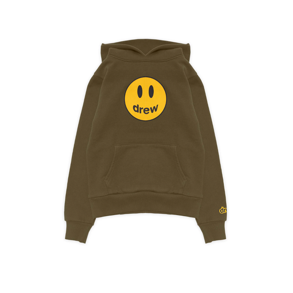 Drew House Mini Drew Mascot Kids Hoodie Midnight Olive