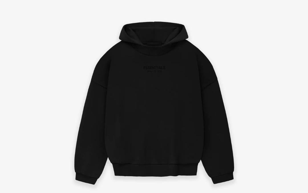 Essentials SS24/SS23 Fall Hoodie "Jet Black"