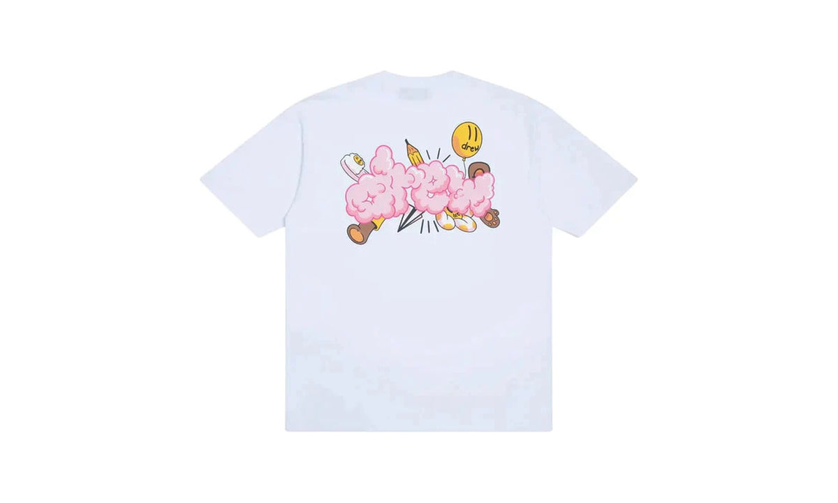 Drew House Doodle Joy SS Tee White