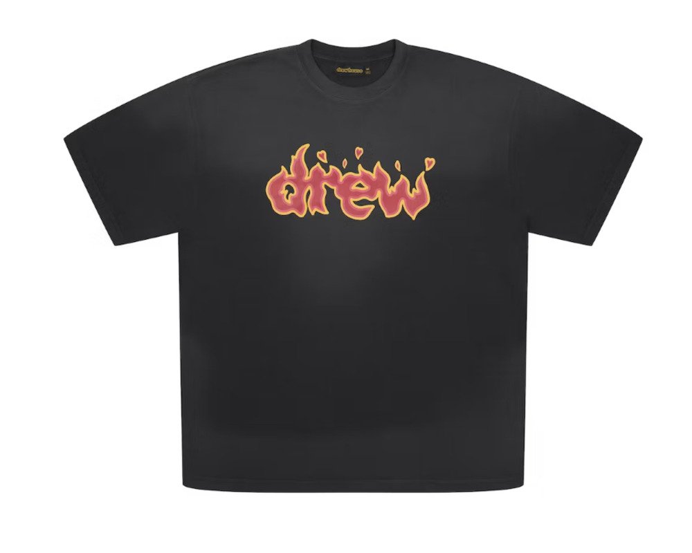 Drew House Lit Drew Tshirt Faded Black