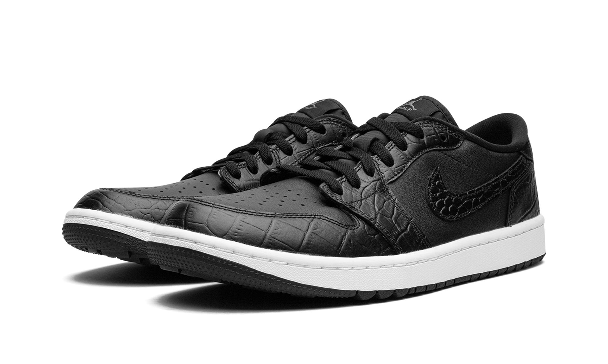 Air Jordan 1 Low Golf Black Croc