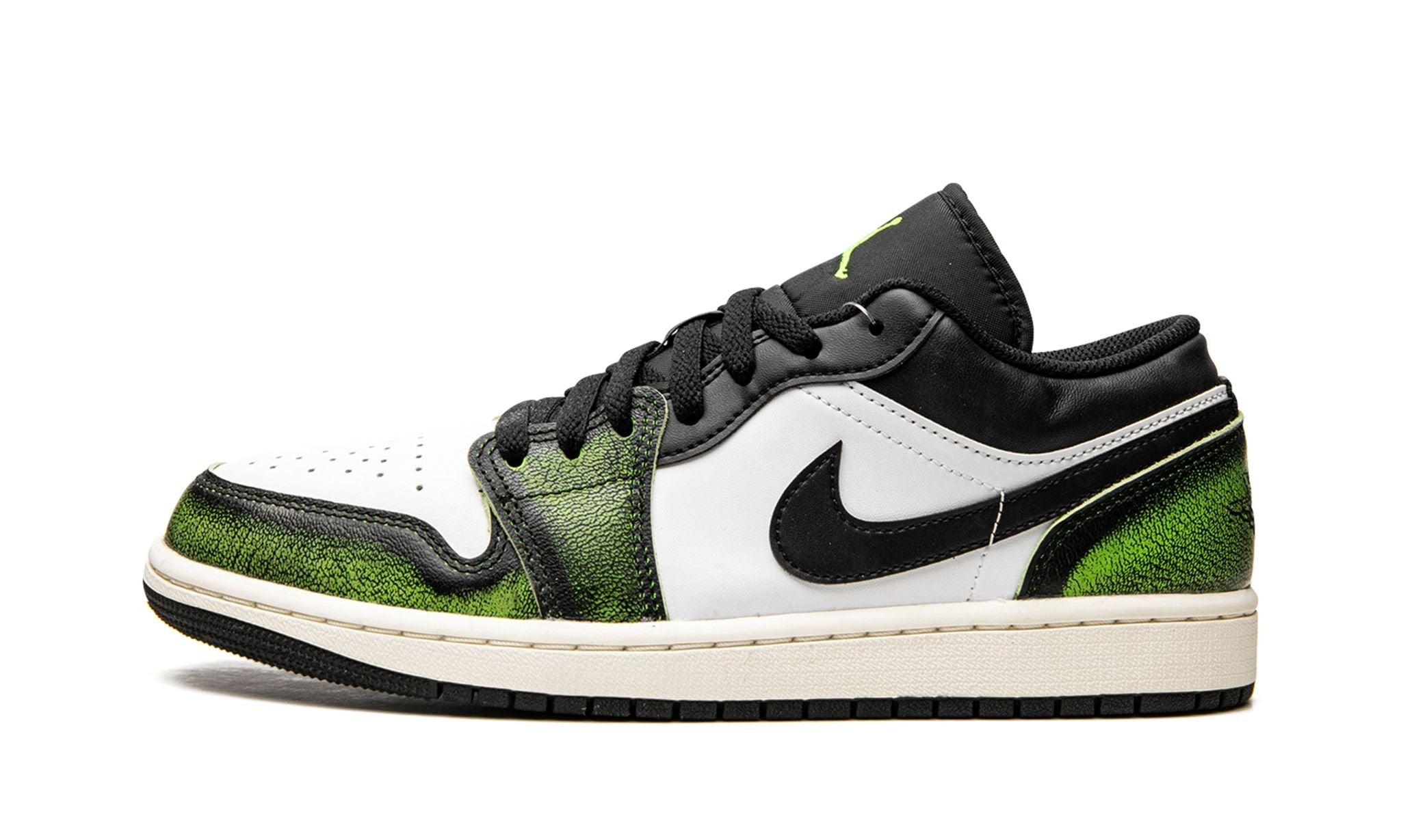 Air Jordan 1 Low SE GS WearAway Electric Green