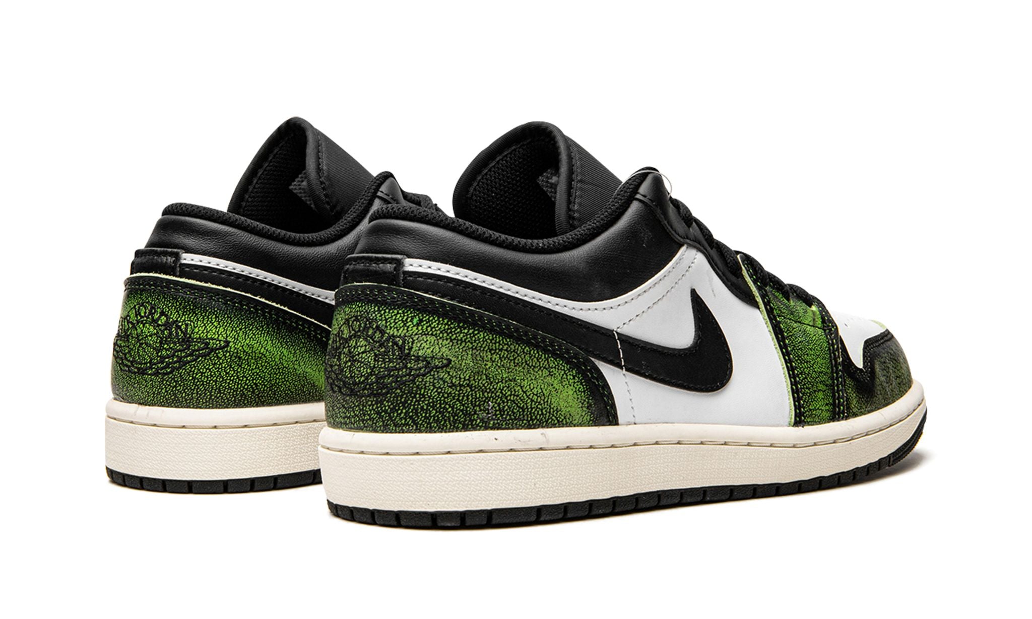 Air Jordan 1 Low SE GS WearAway Electric Green