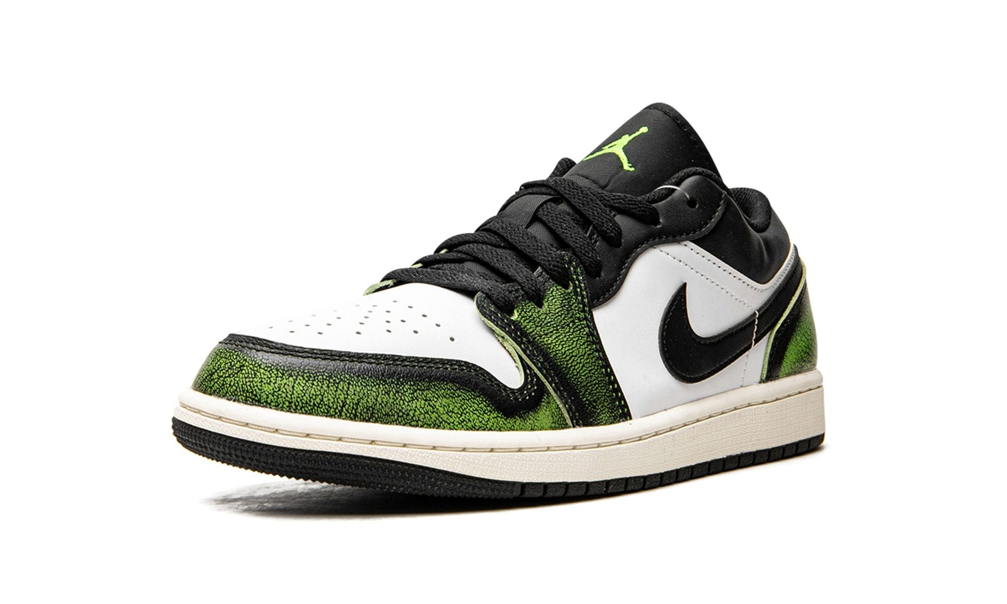 Air Jordan 1 Low SE GS WearAway Electric Green