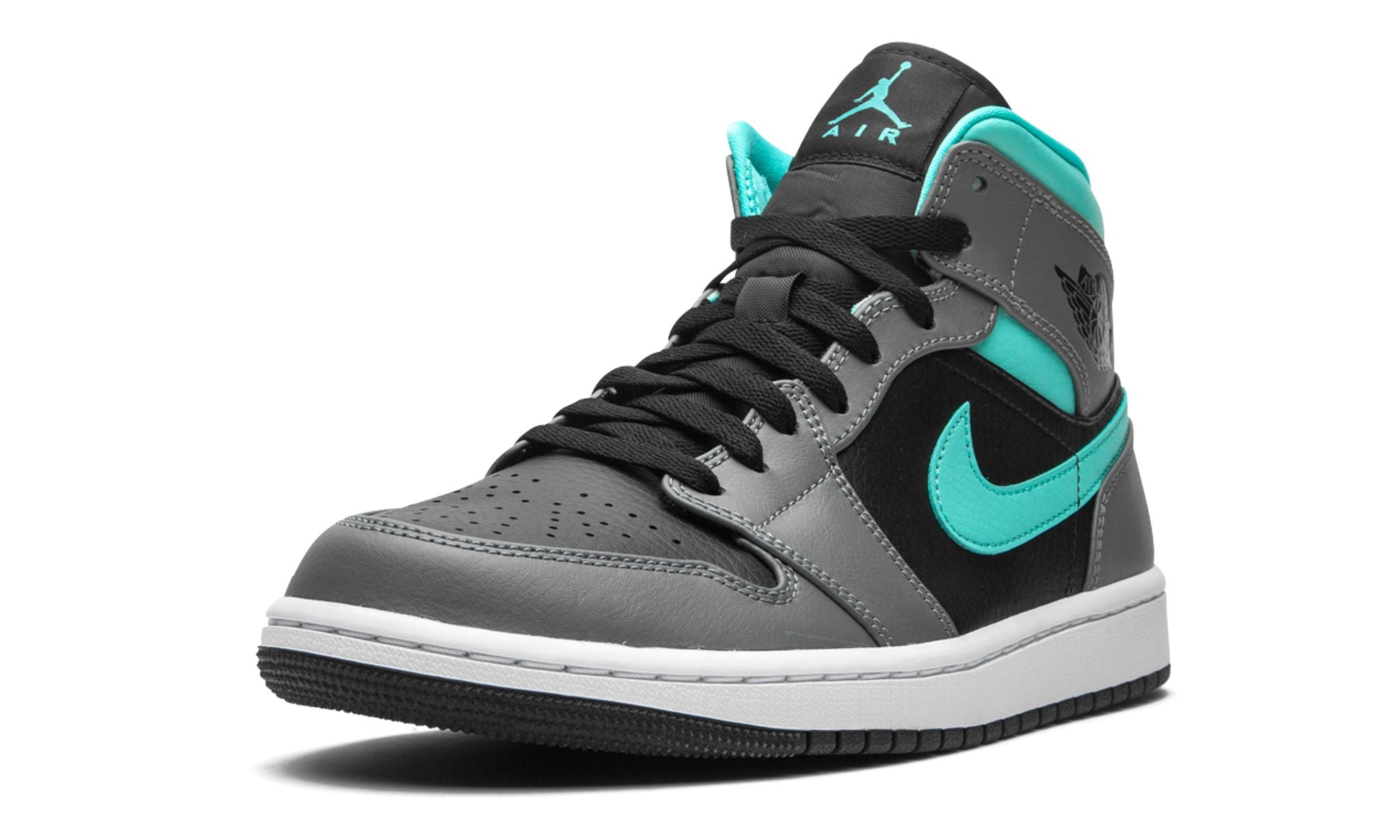 Air Jordan 1 Mid Grey Aqua