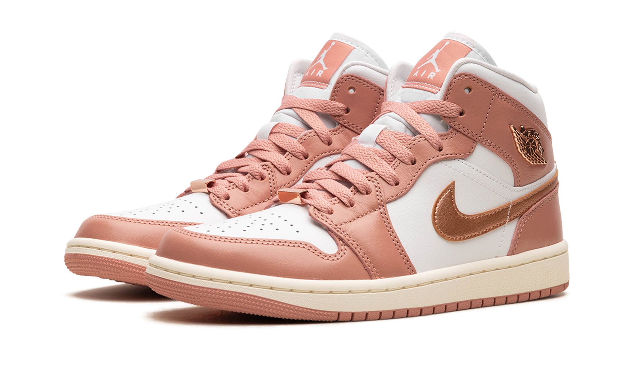 Air Jordan 1 Mid Wmns Red Stardust