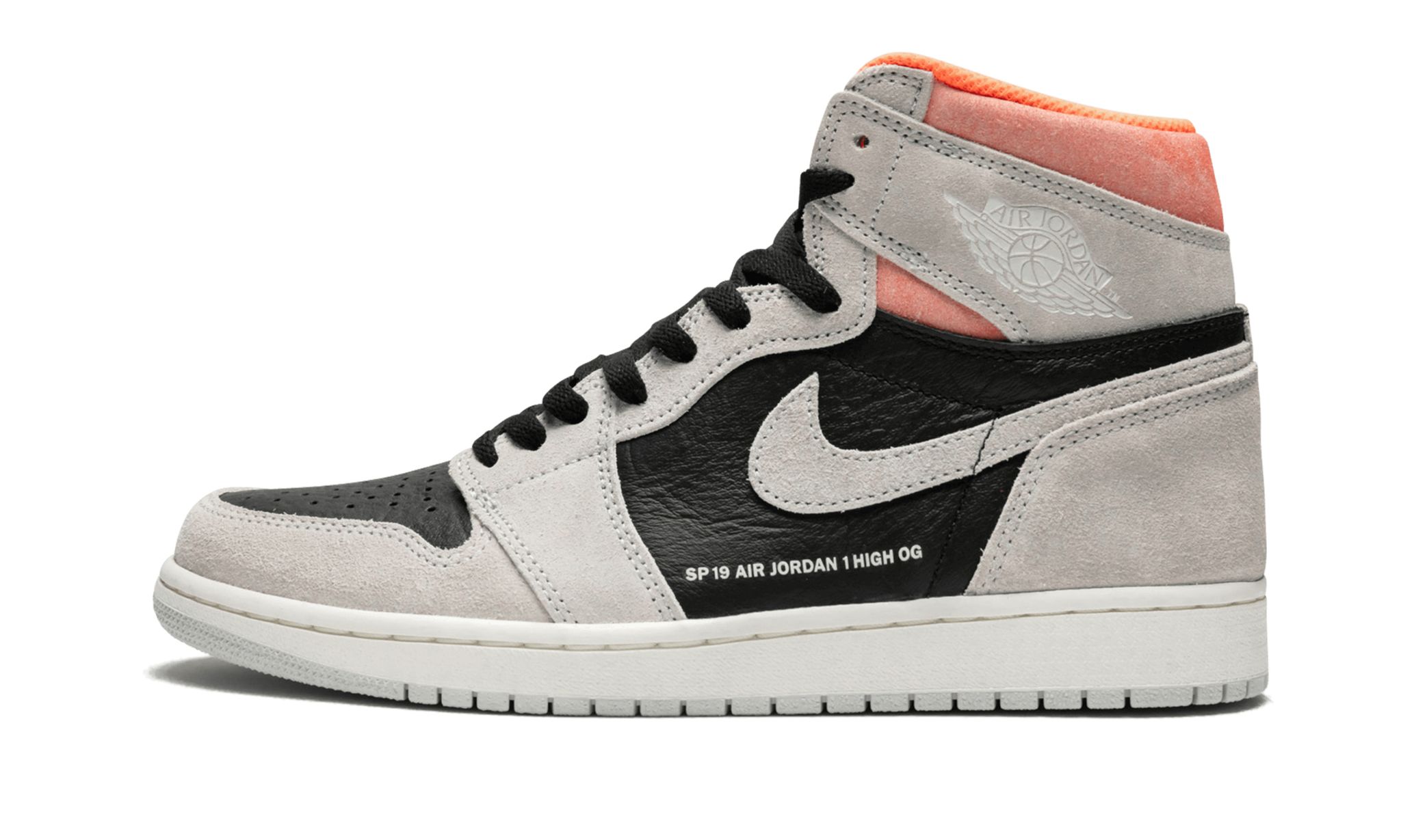Air Jordan 1 Retro High OG Neutral Grey Hyper Crimson
