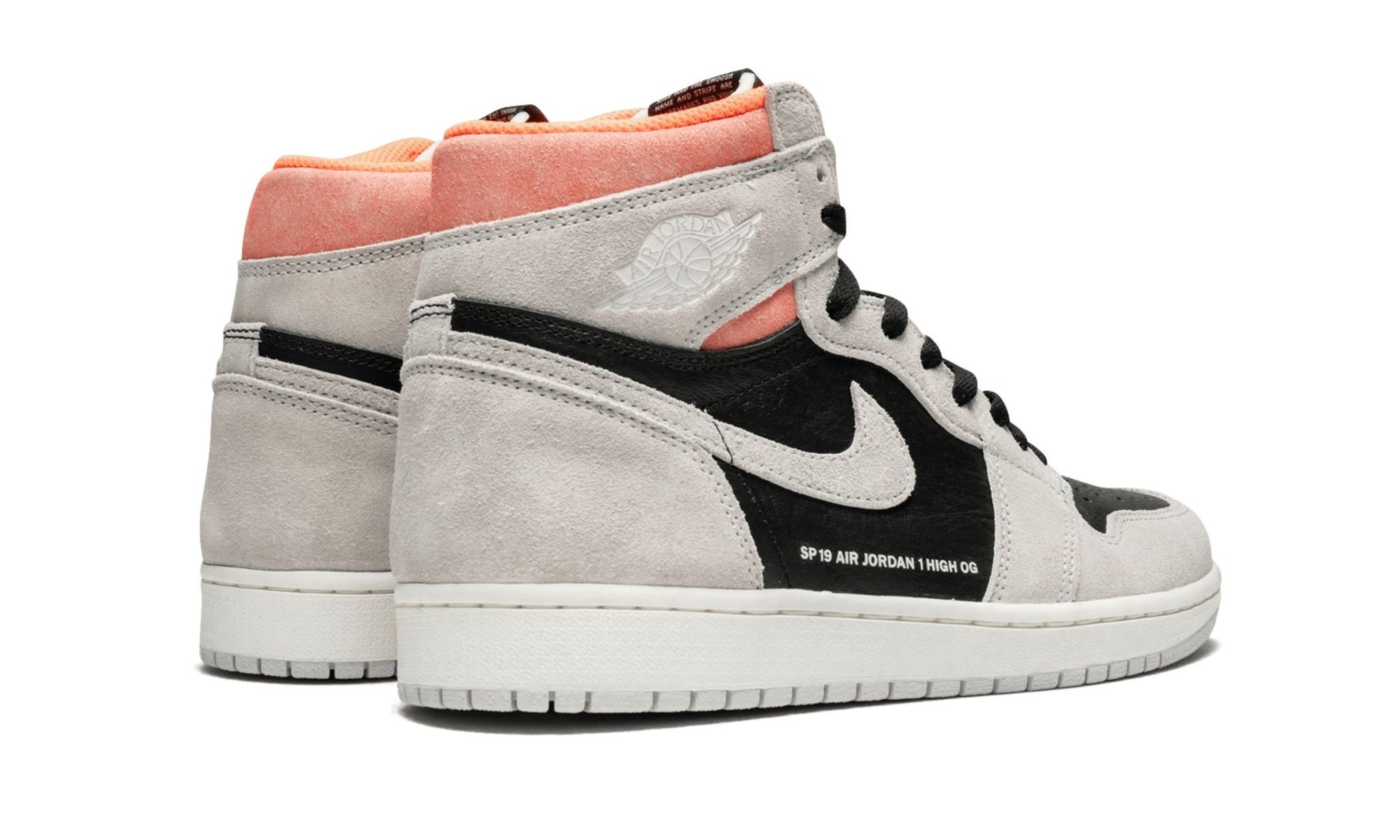 Air Jordan 1 Retro High OG Neutral Grey Hyper Crimson