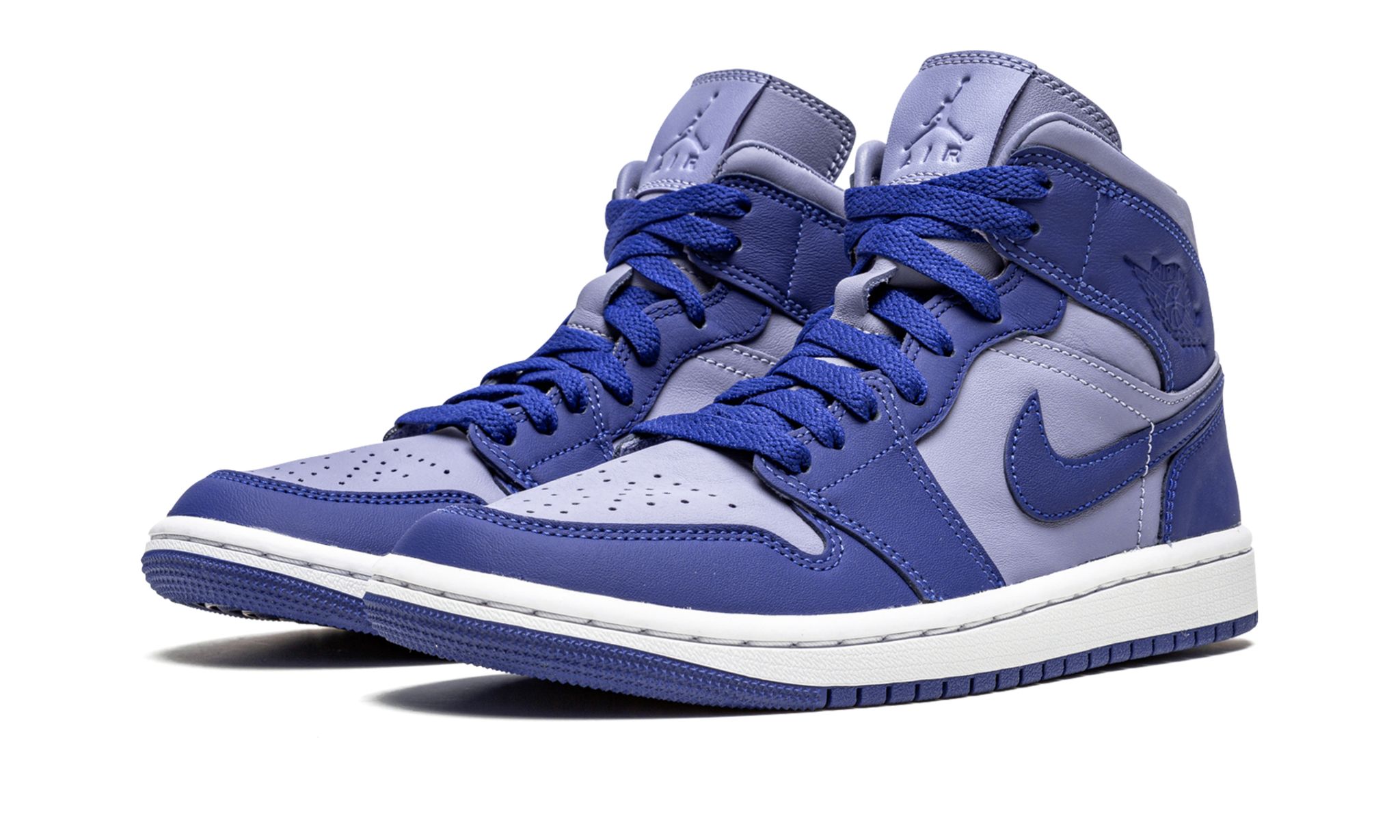 Wmns Air Jordan 1 Mid SE Iron Purple Deep Royal